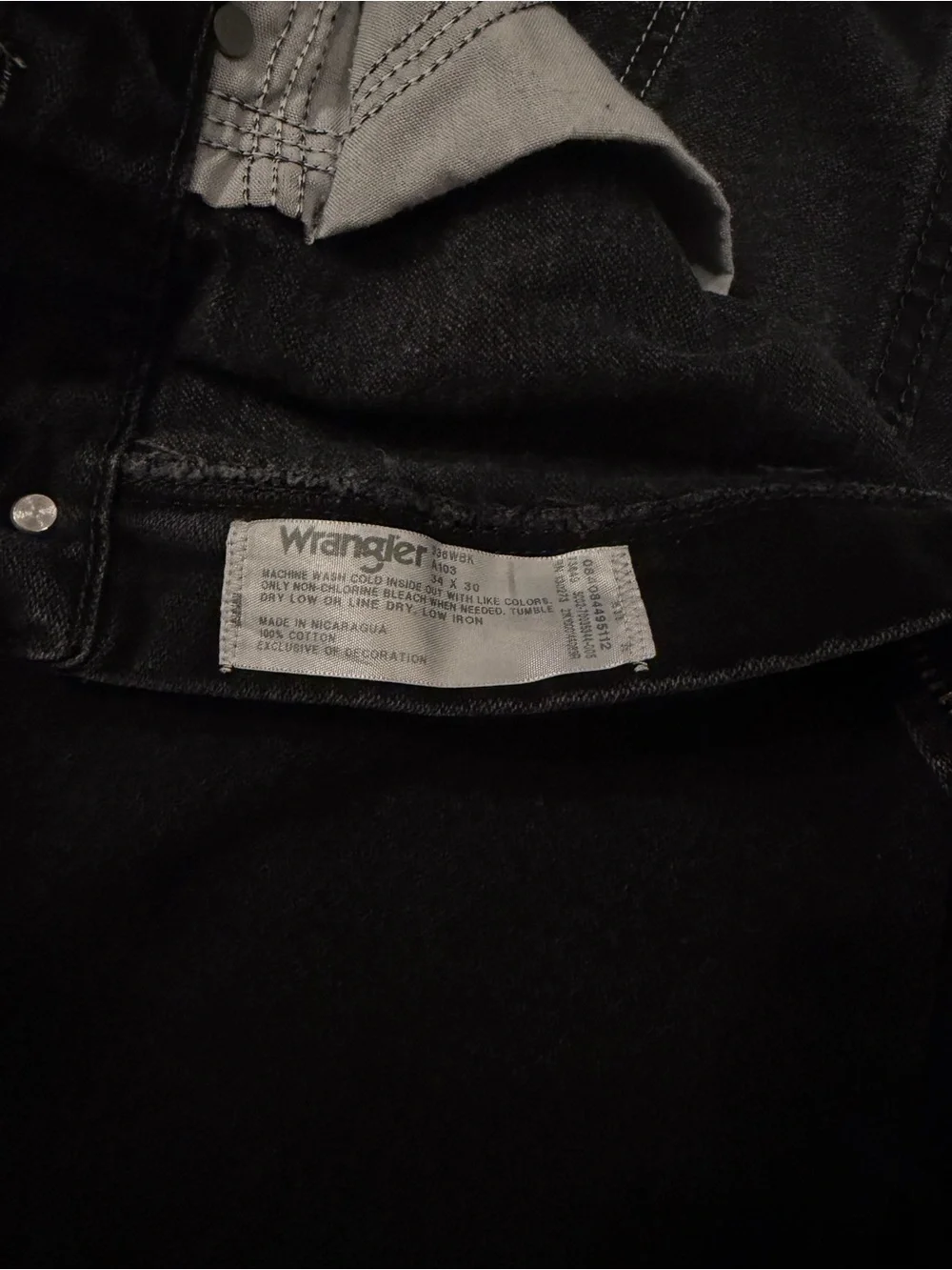 Wrangler Black 936 Slim Bootcut Jeans